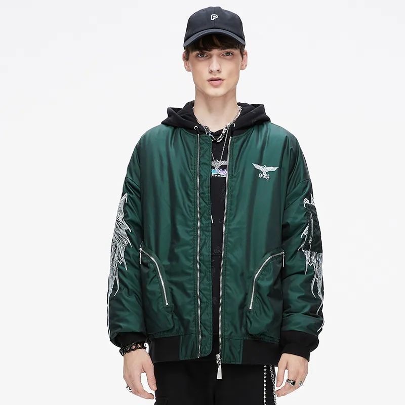 Boy London Puffer Jacket Winter Unisex Green-2