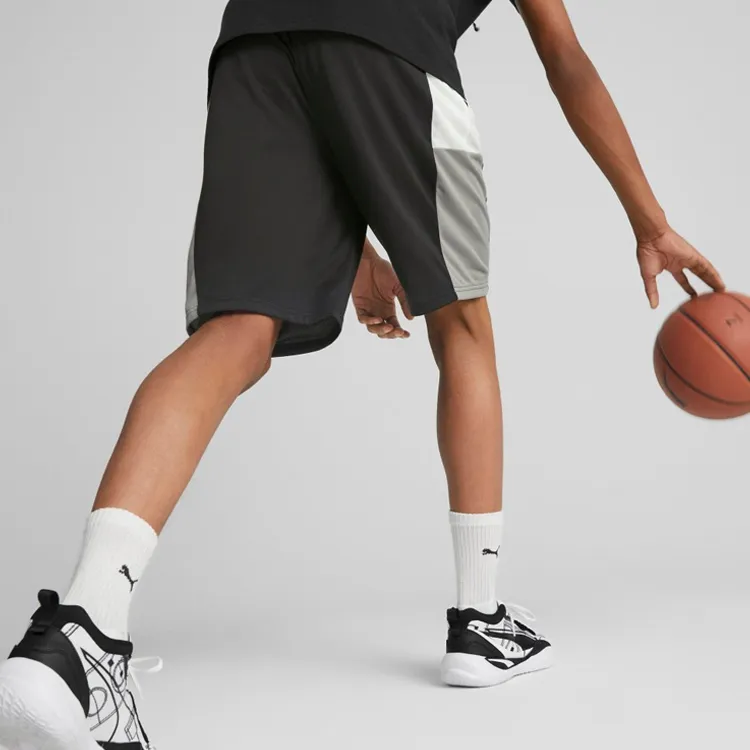 PUMA Sports Shorts Men Black Gray Color-2