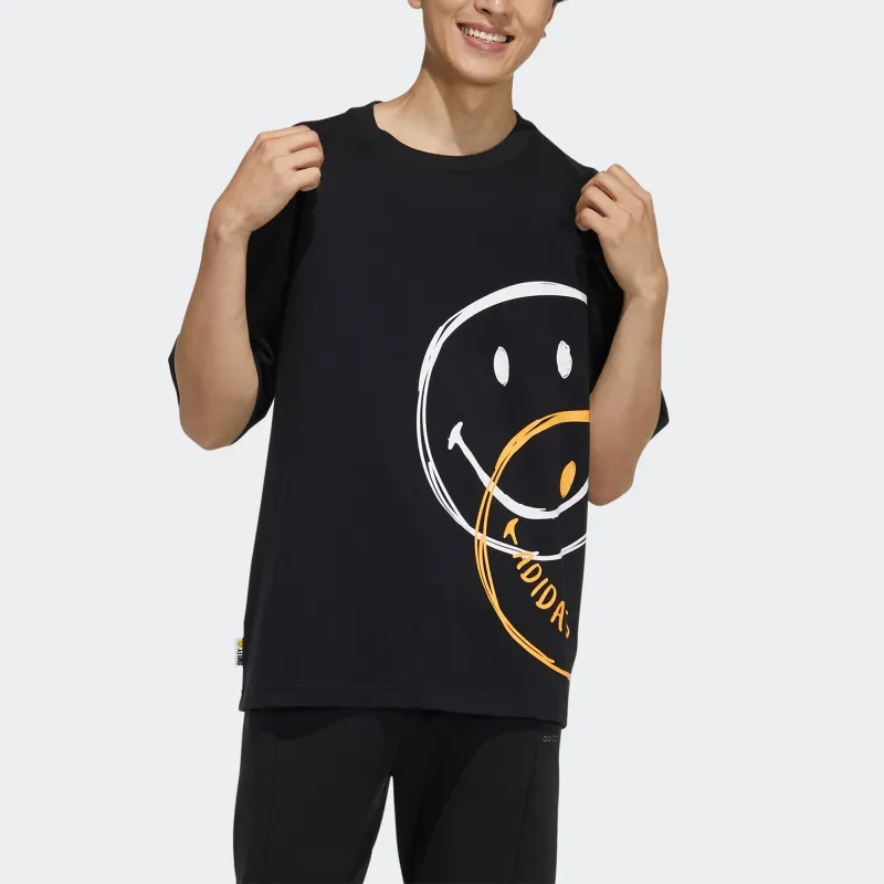 Adidas Neo Drop Shoulder Sleeve T-Shirt Men's Black-2