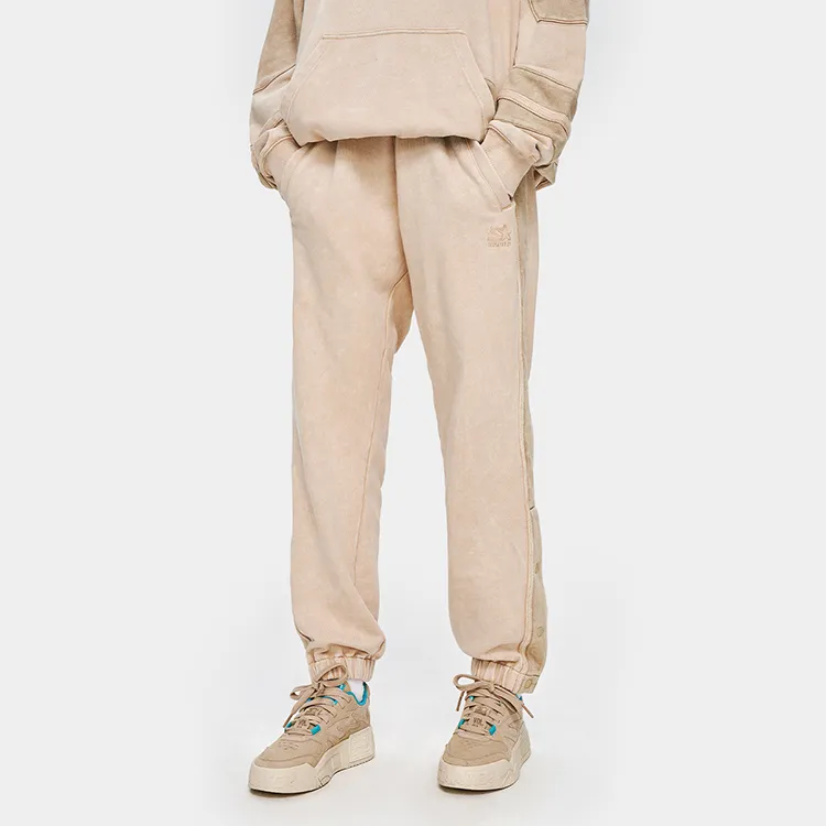 STARTER Knitted Sweatpants Unisex Quicksand Gray-2