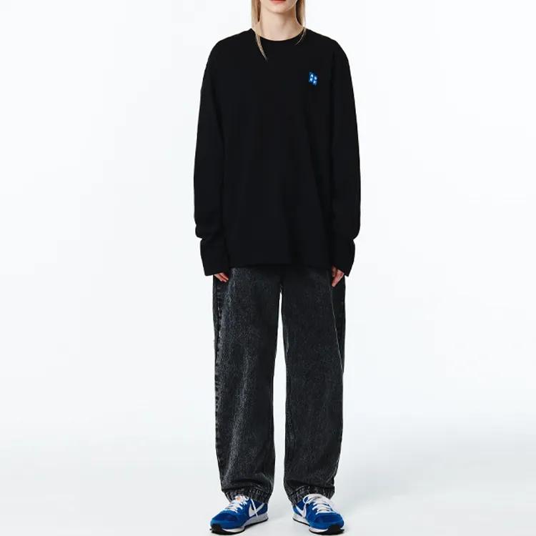 ADER ERROR Tetris appliqué Cotton T shirt-3