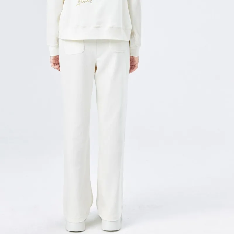 Juicy Couture Casual Pants Women's Cream White-4