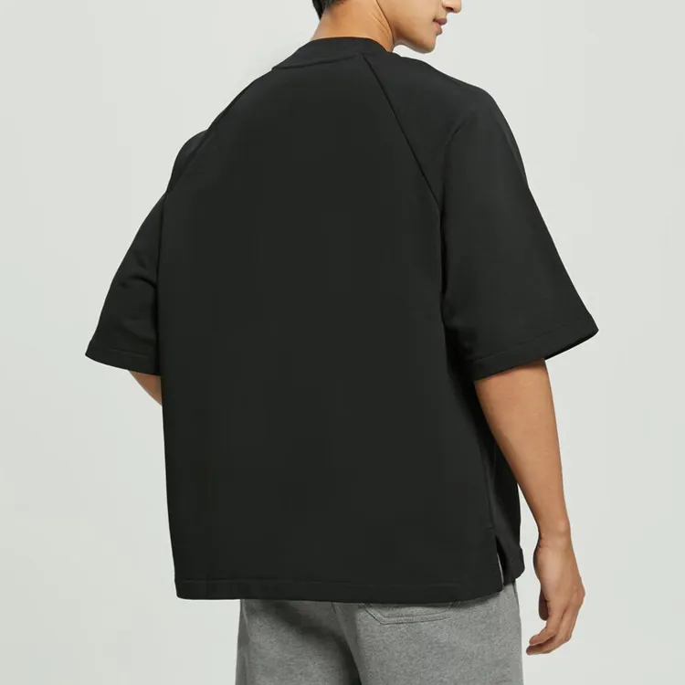 CALVIN KLEIN Raglan Sleeve T Shirt Men's Black-1