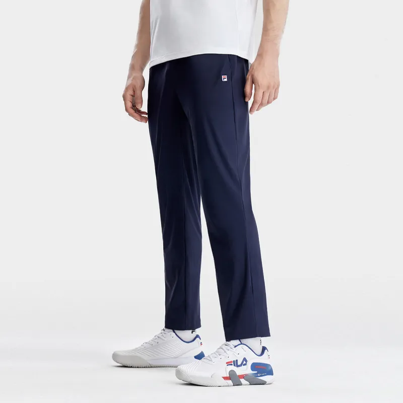 FILA Knitted Sweatpants Men Royal Blue-4