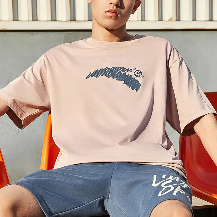 Anta T-Shirt Unisex Pumpkin Brown-3