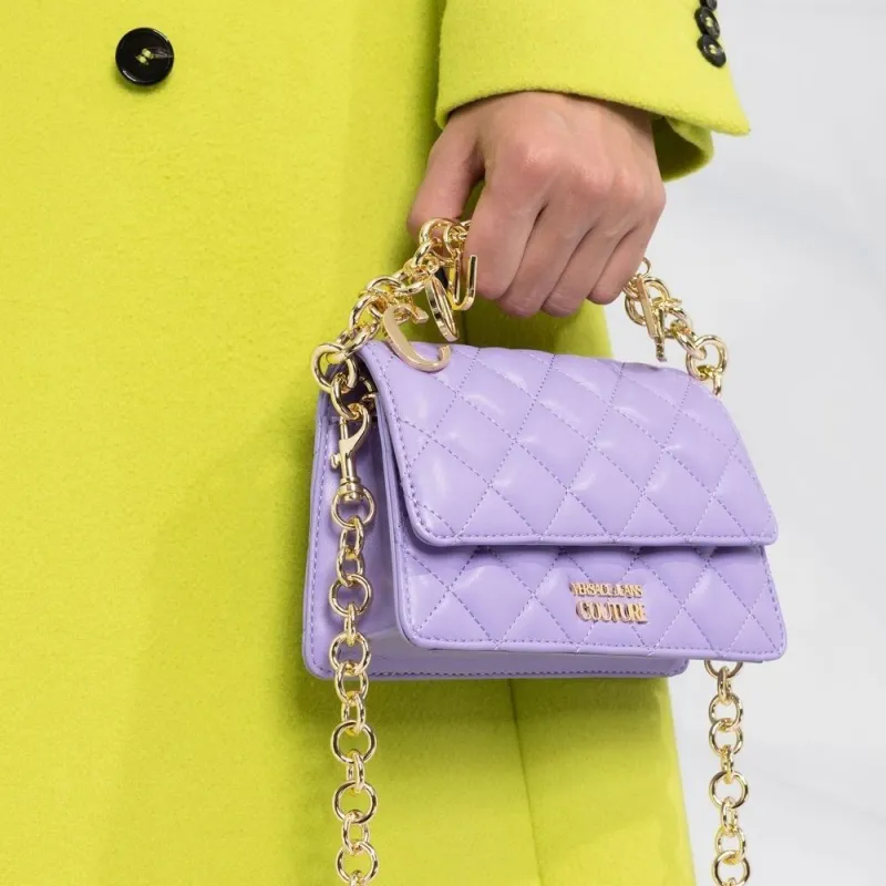 VERSACE JEANS COUTURE Crossbody Bag Shoulder Bag Women's Purple-3