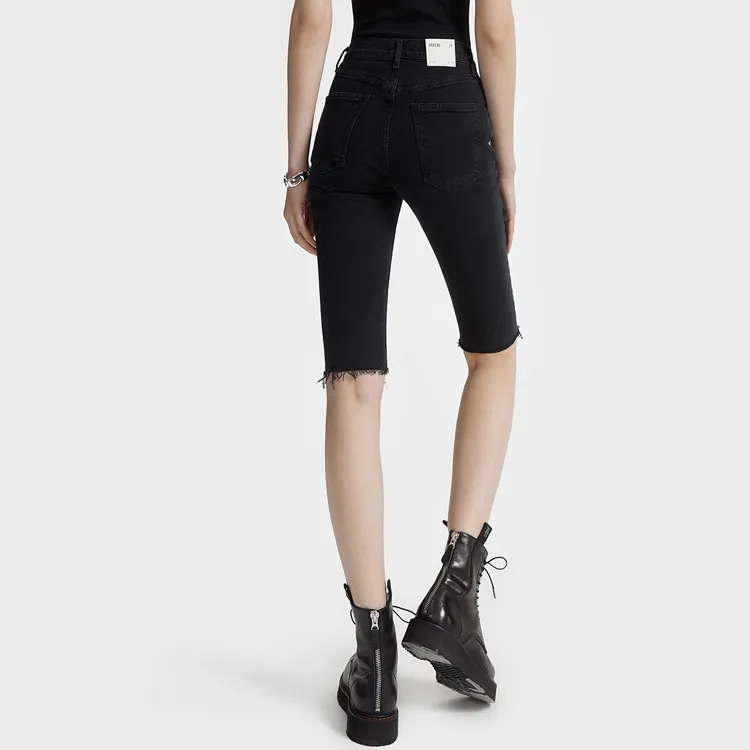 AGOLDE Denim Shorts Women's Black-3