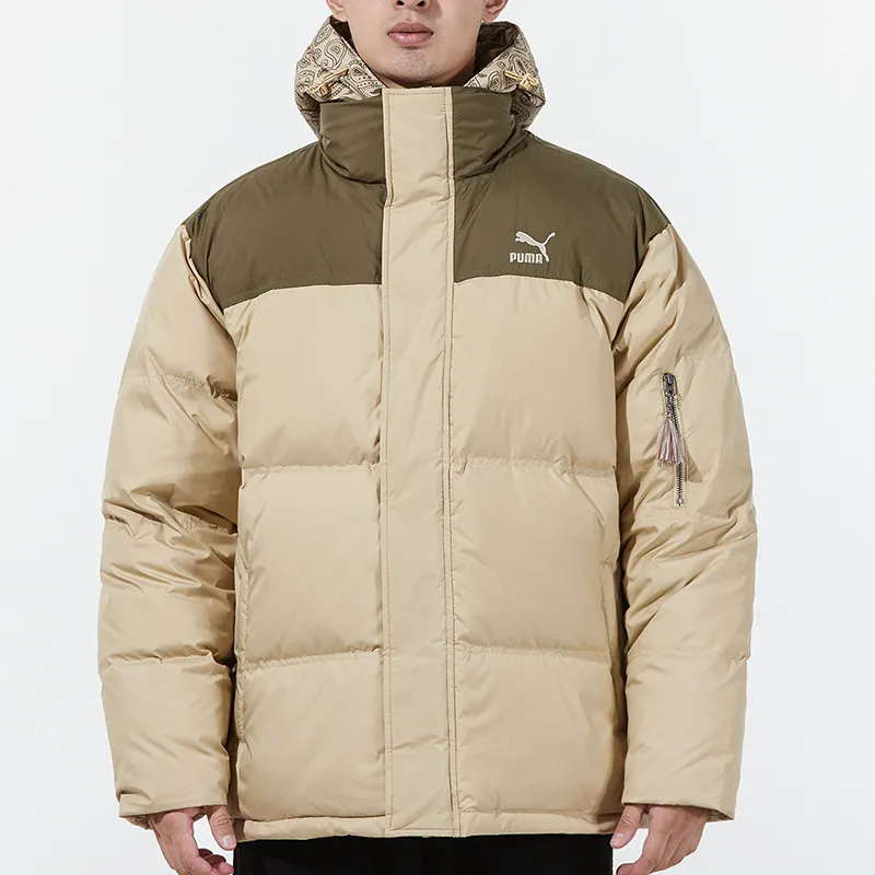 PUMA Classics Padded Down Jackets Men Tea Brown-2