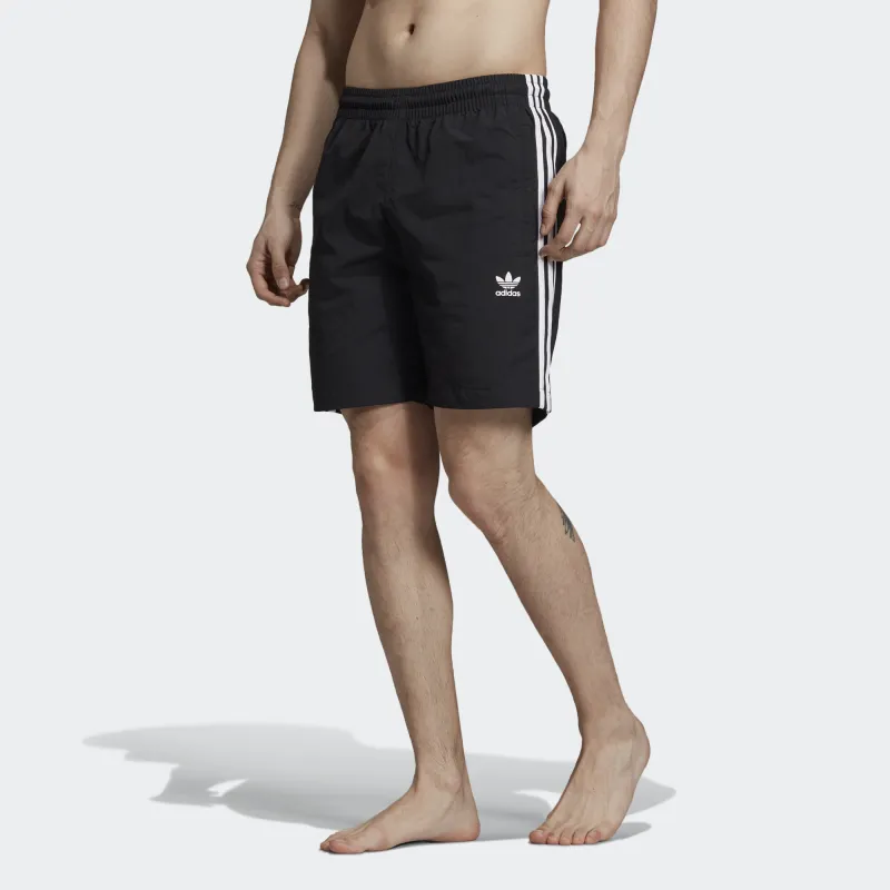Adidas Originals 3-Stripes Casual Shorts Men Black-2