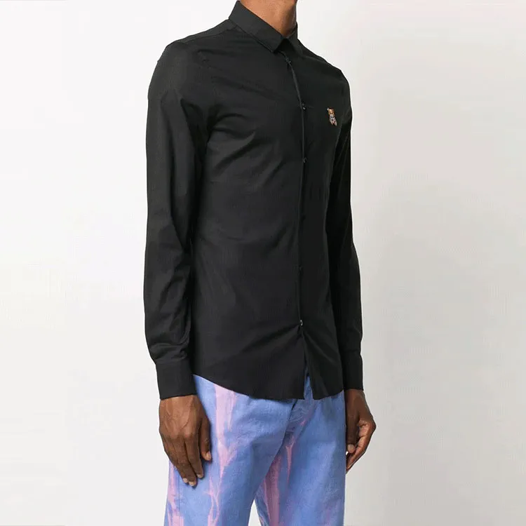 MOSCHINO Shirts Men Black-3