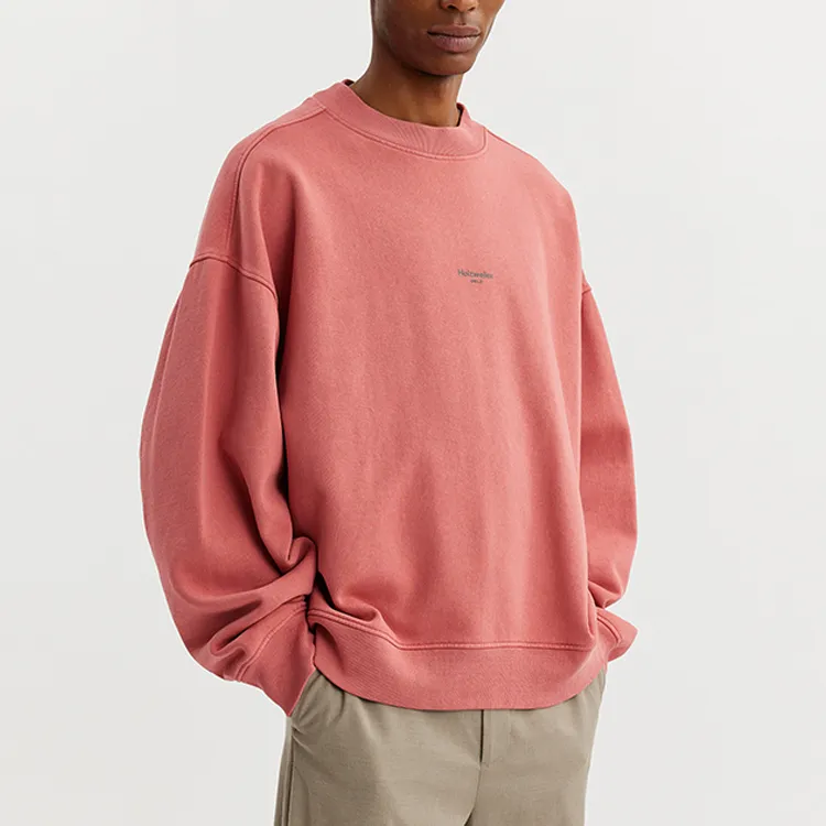 HOLZWEILER Sweatshirts Men Dark Lotus Root Red-2
