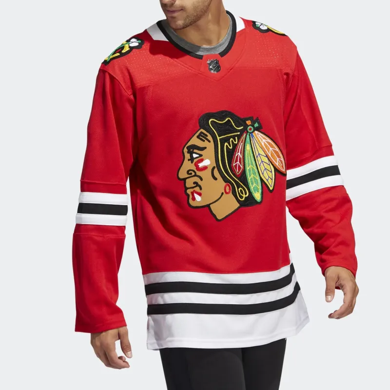 Adidas Blackhawks Home Authentic Jersey-3