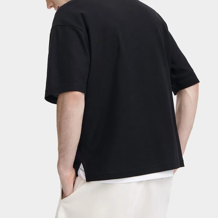 FILA Polo Shirt Unisex Jet Black-3