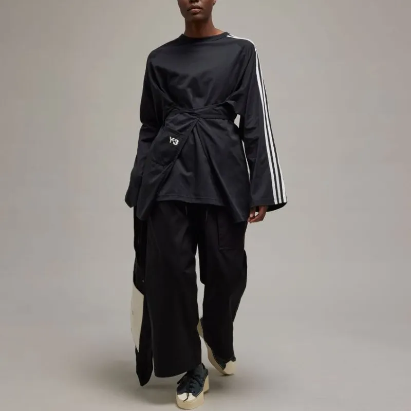 Adidas Y-3 Sail Closure Long Sleeve Tee Black-1