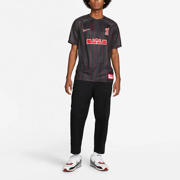 Nike LeBron X Liverpool F.C. Dri FIT Stadium Soccer Jersey-4