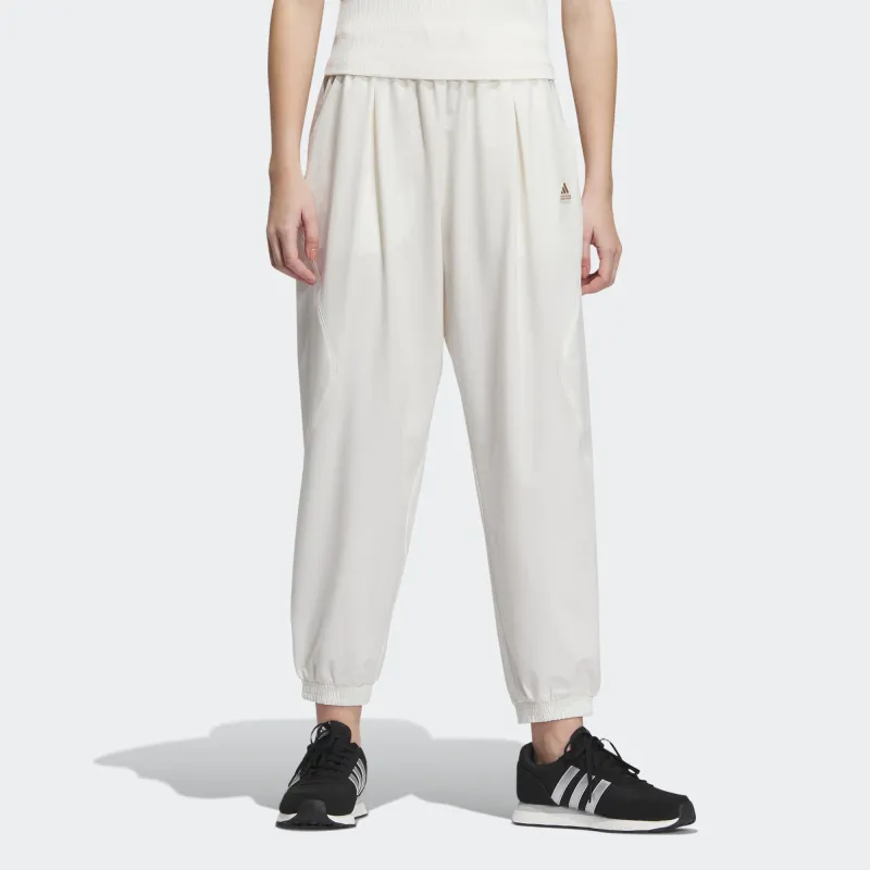 Adidas Casual Pants Women's Pink White-1
