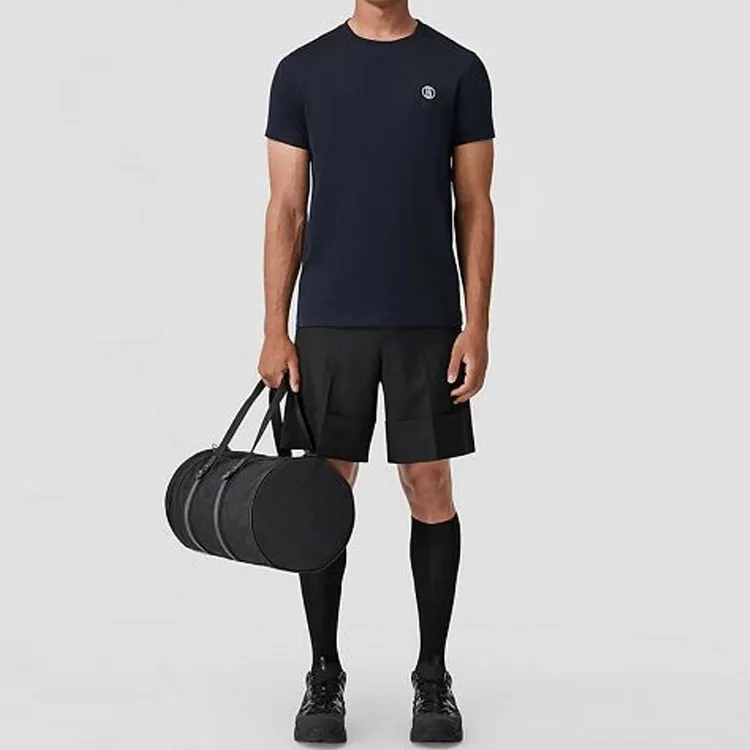 Burberry TB-embroidered Cotton T-shirt-1
