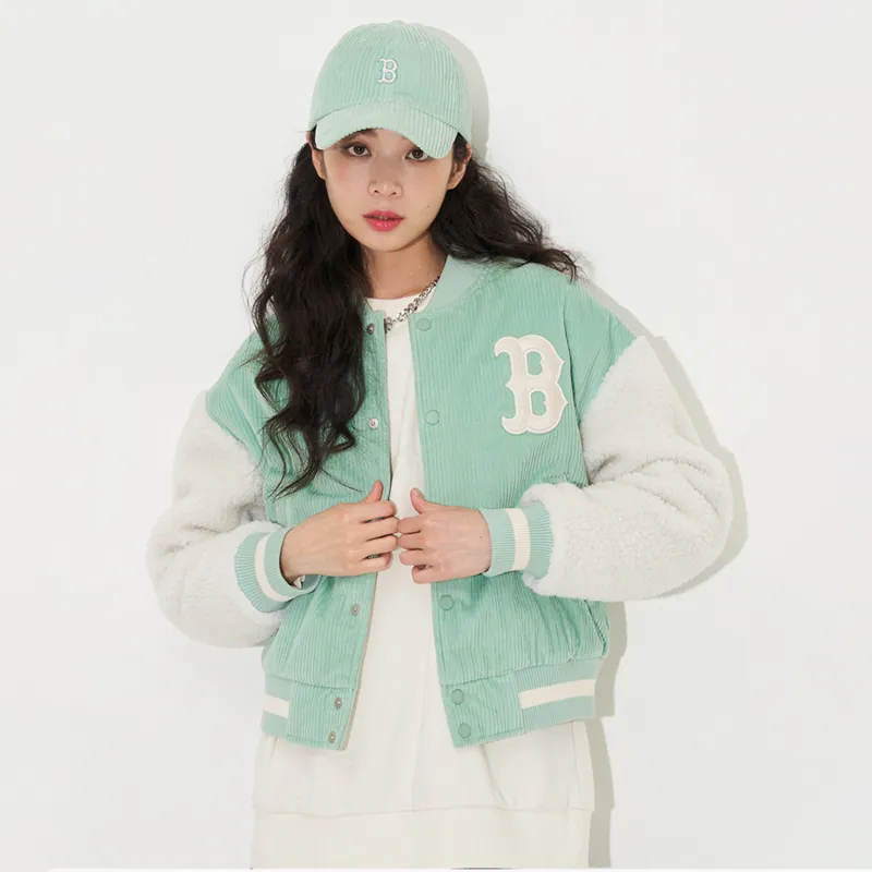 MLB Velvet Jackets Unisex Light Mint-2