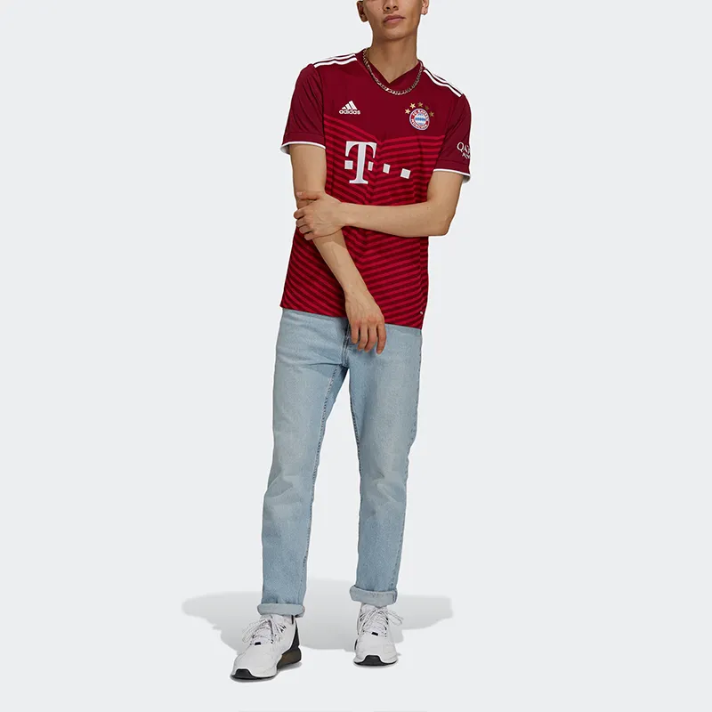 Adidas Bayern Munich Soccer Jerseys Men Red-3