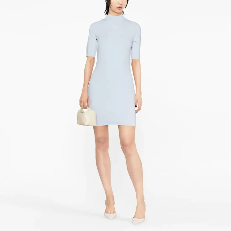 Alexander Wang Short Sleeved Dresses Women's Blue-1