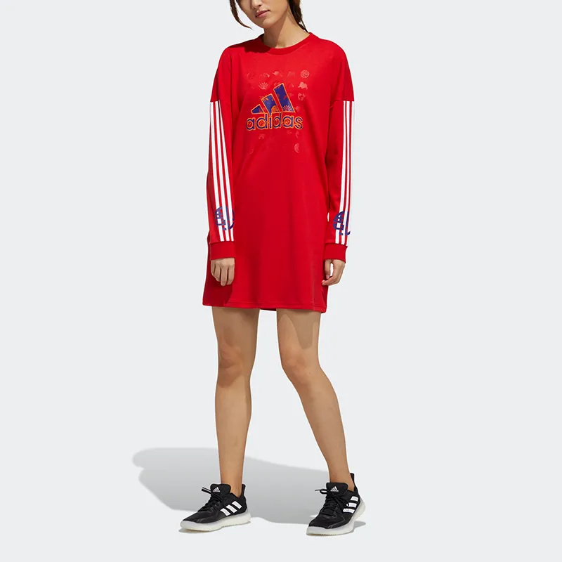 Adidas CNY Collection Sweatshirt Women's Red-1