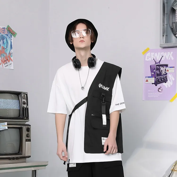 GENANX Vests Men Black-2