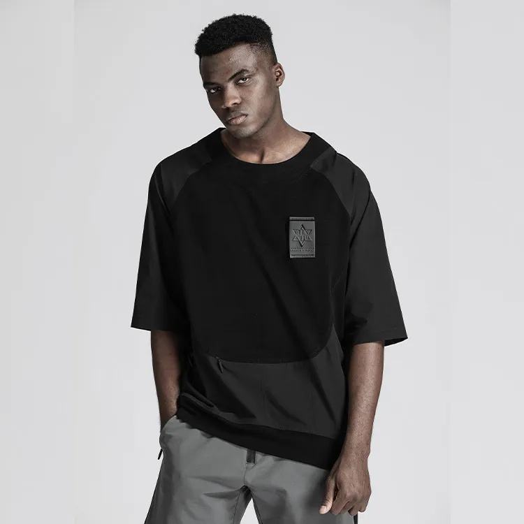 NORVINCY Comfortable And Breathable Sweat Wicking Elbow Length Sleeved T Shirt Men's-2