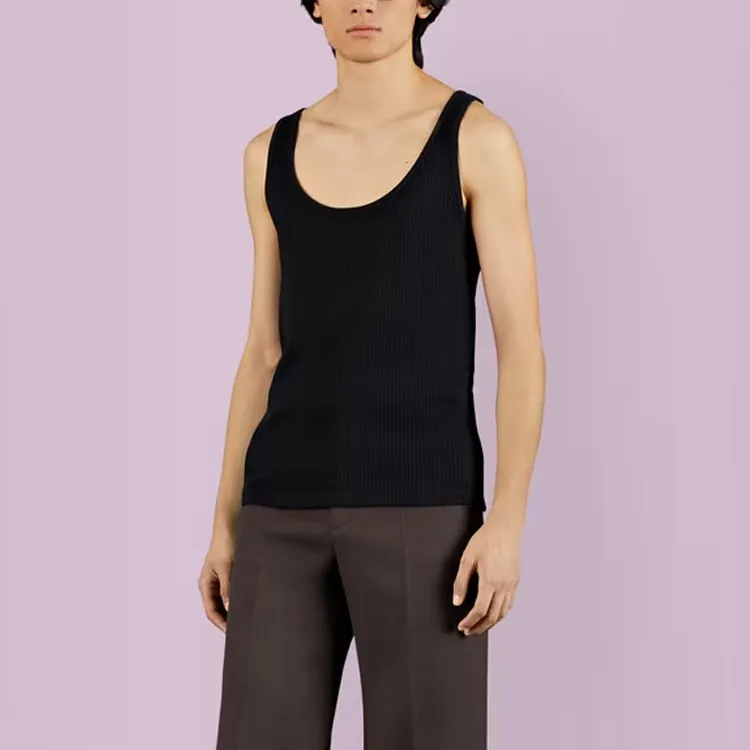 GUCCI Tank Tops Men Black-1