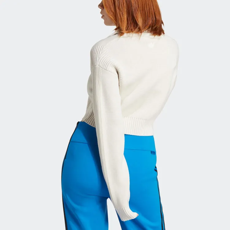 Adidas Originals Cropped Coats Women's Pink White-2