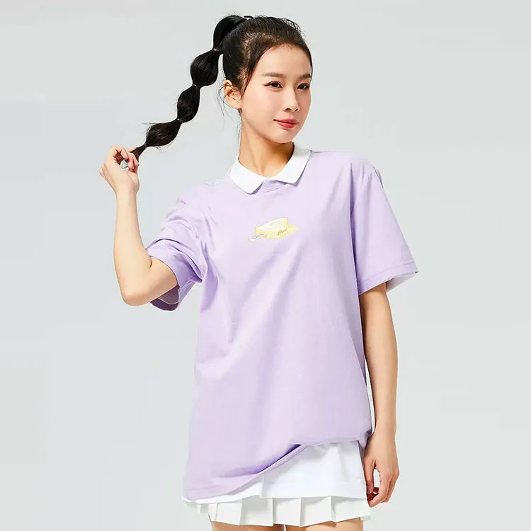 Erke T Shirts Unisex Air Purple-2