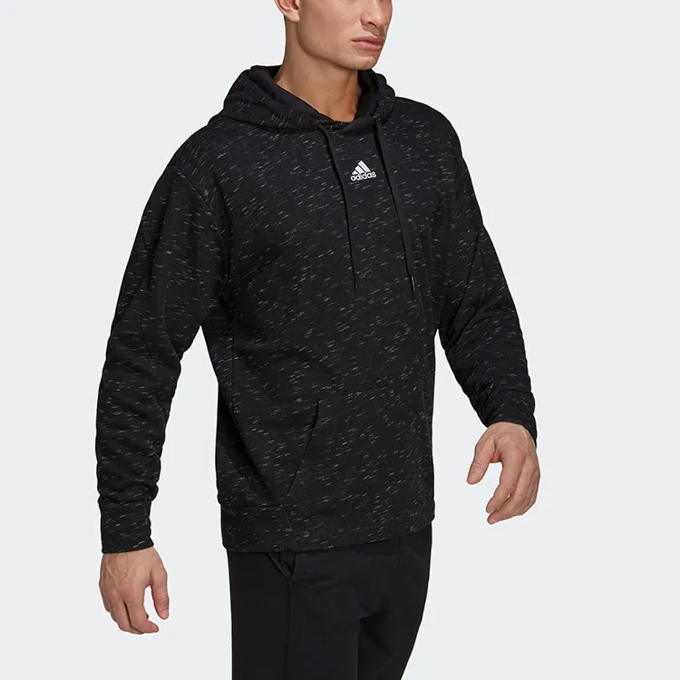 Adidas Essential Sweatshirts Men Metallic Black-2