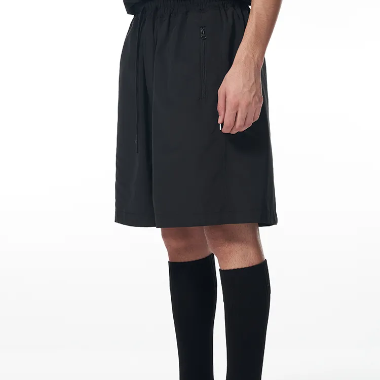ATTEMPT Casual Shorts Unisex Black-3