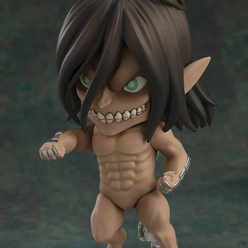 GSC Clay Figure No.2022 Attack On Titan Eren Yeager Giant Shape Chibi Figures 10cm-2