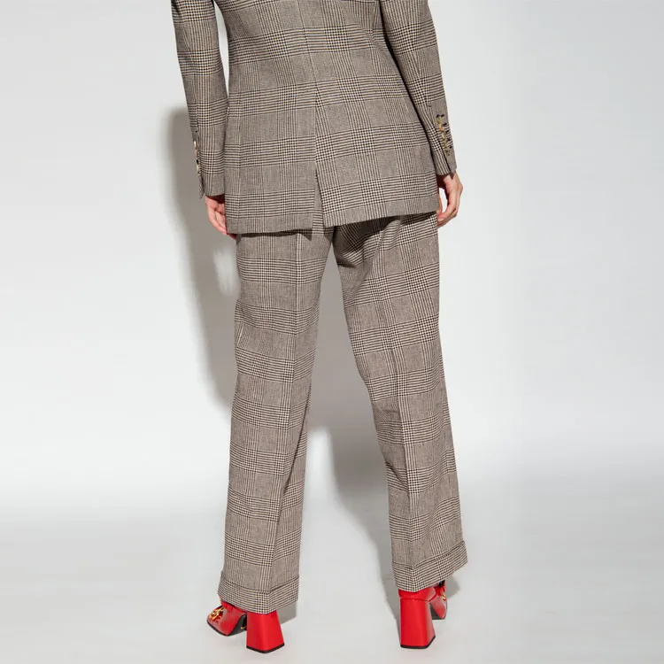 GUCCI Casual Pants Women's Brown-2