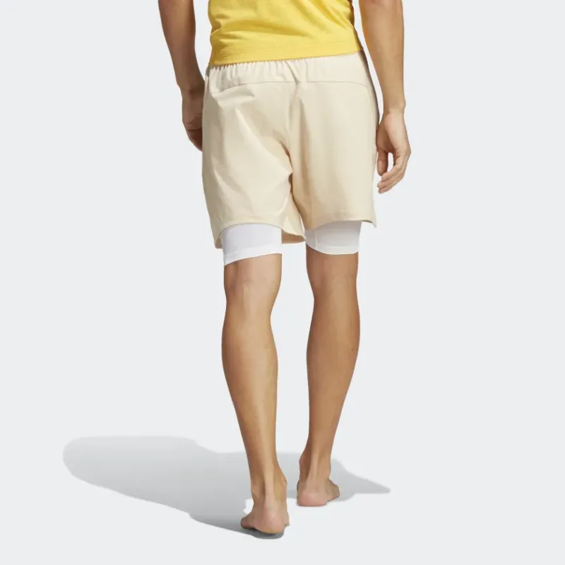 Adidas Sports Shorts Men Beige-2