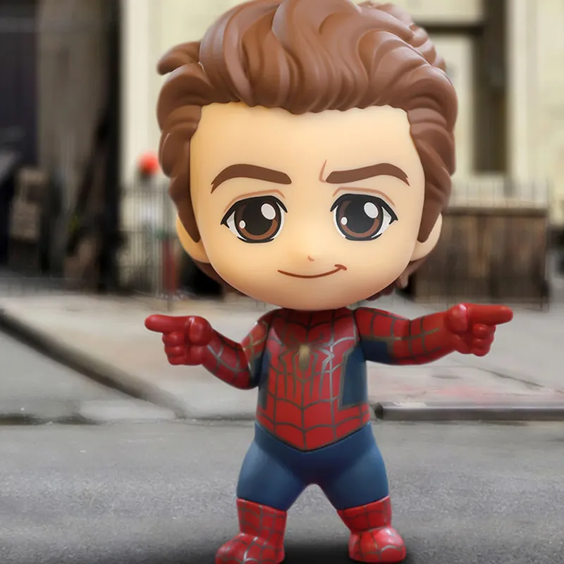 Hot Toys Spider Man Hero Without Return Chibi Figures 11cm-1