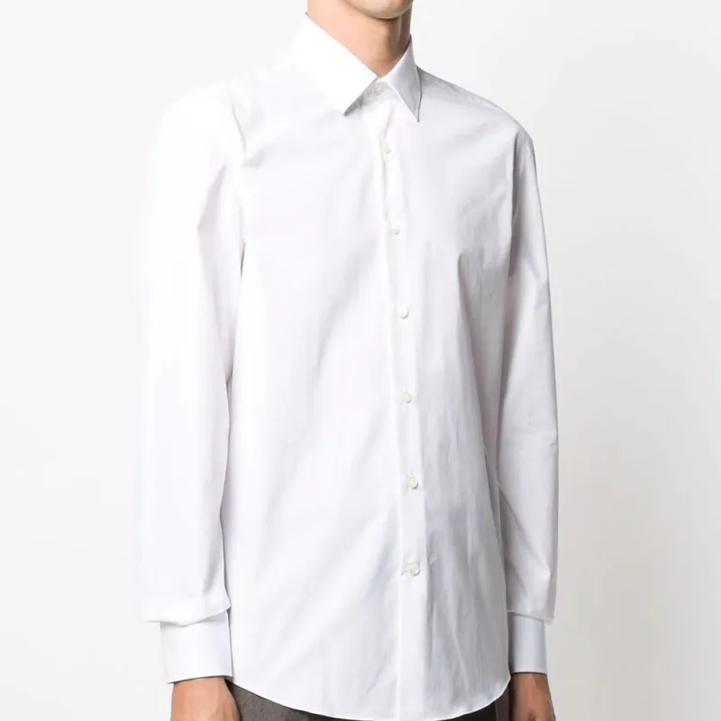 Ferragamo Shirts Men White-1