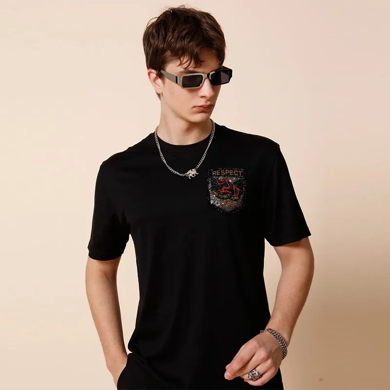 RARE SS22 Straight T Shirt Men's Black-3