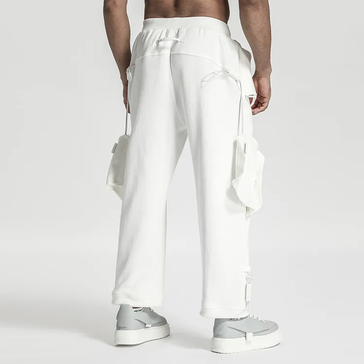 NORVINCY Western Outdoor Trendy Knitted Fabric Cargo Pants Unisex-8