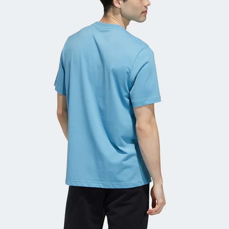 Adidas Neo T Shirt Men's Sky Blue-3