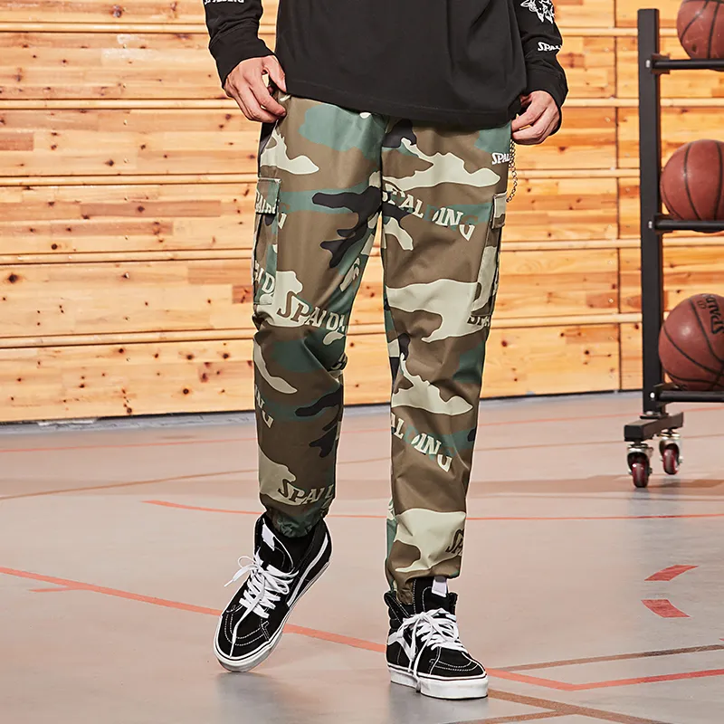 SPALDING Casual Pants Unisex Camouflage-2