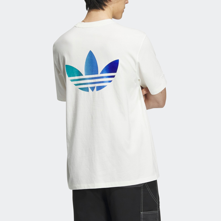 Adidas Originals T-Shirts Men Jade White XS - POIZON