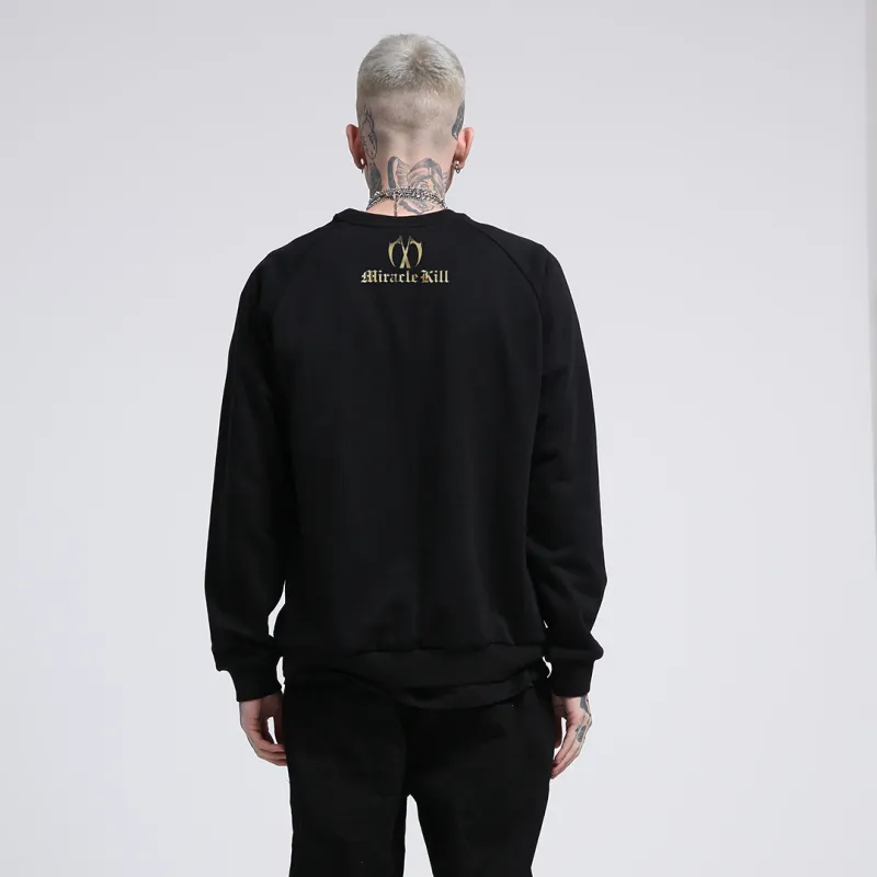MIRACLE KILL Crew Neck Regular Sweatshirt Unisex-2