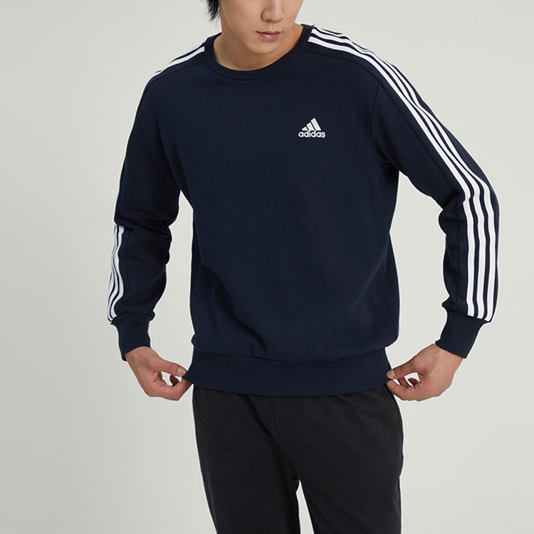 Adidas Sweatshirts Men Navy Blue - POIZON