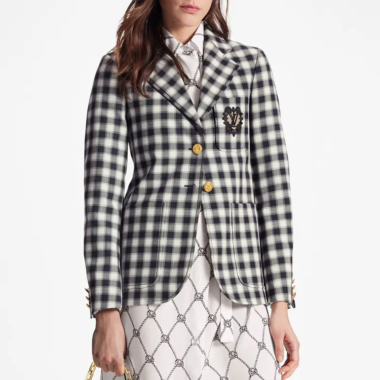 LOUIS VUITTON SS23 Business Suit Coat Women's Black-3