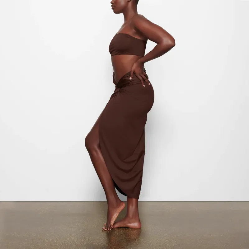 Skims Swim Sarong Skirt Cocoa-3