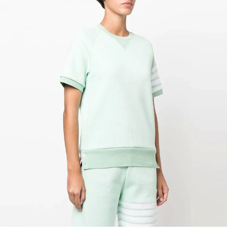 THOM BROWNE T Shirts Women's Green-3