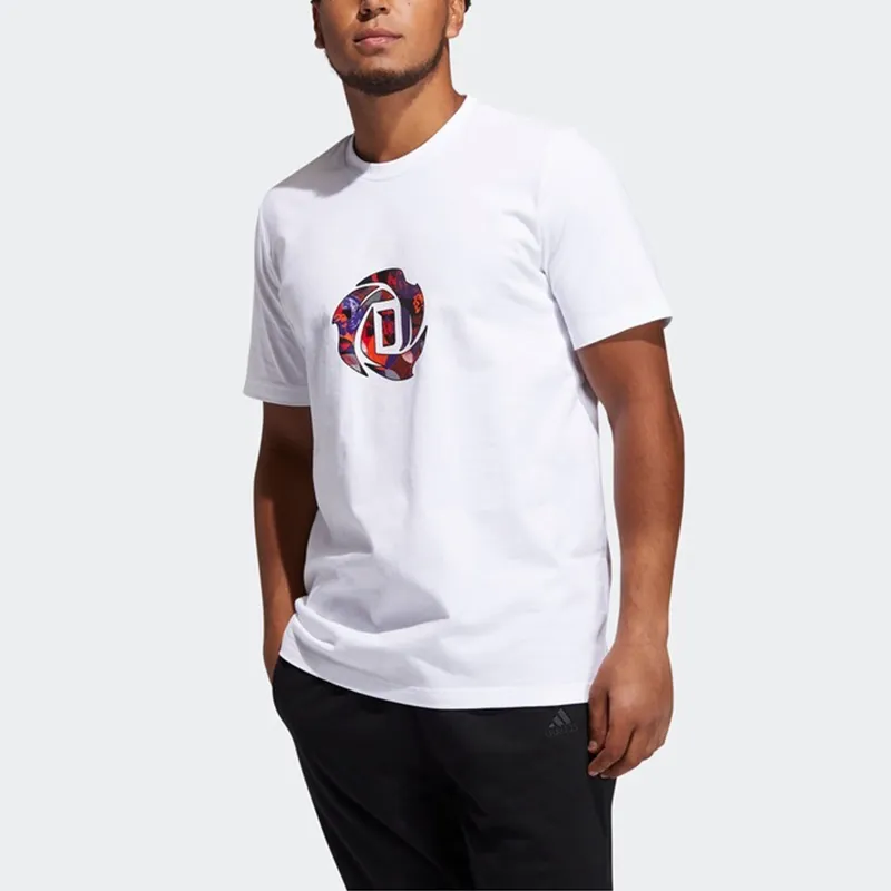 Adidas T Shirts Men White-4