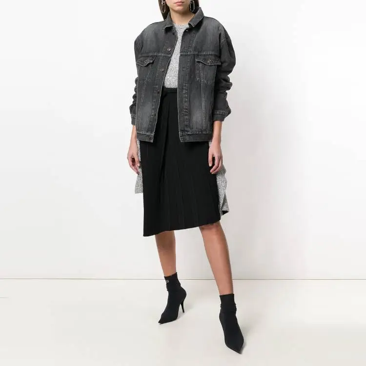 Balenciaga Jackets Unisex Gray Black-1