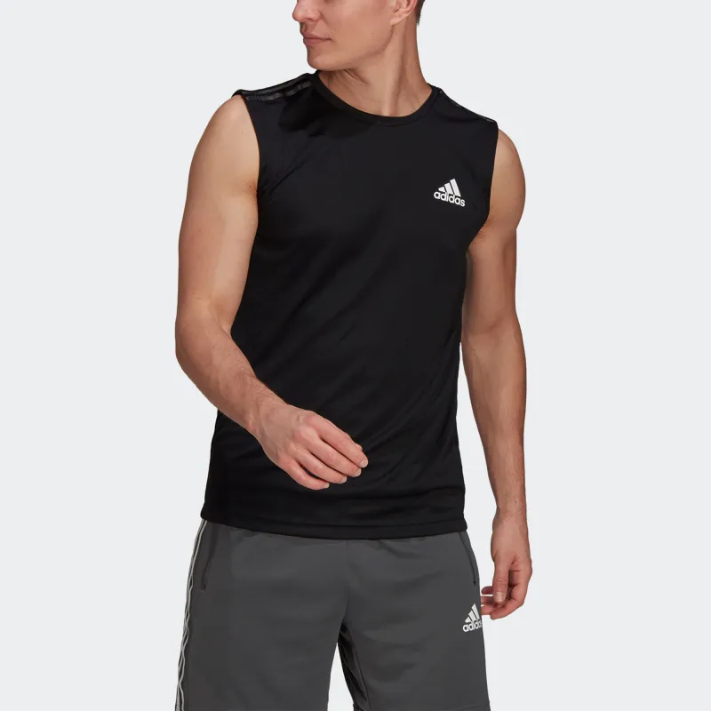 Adidas Tank Tops Men Black-1